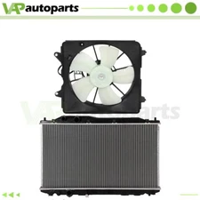 Radiator and Radiator Cooling Fan Kit For 2006 2007 2008 2009-2011 Honda Civic