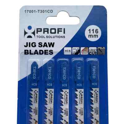 Stichsägeblätter für Bosch PST 700 E 5er-Pack Gerade/Kurvenschnitt