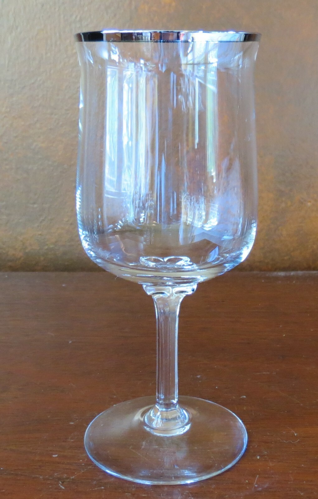 Lenox Desire Platinum Trim Crystal 6 3/8” Wine Goblet(s) eBay