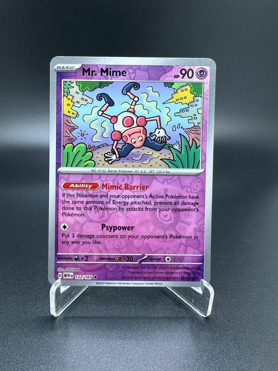 Mr. Mime 122/165 Reverse Holo - Scarlet & Violet 151 - Pokemon TCG