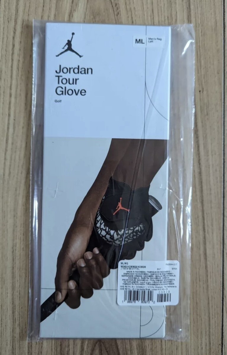 Jordan Tour Regular Golf Glove (Left) Size M/L Black