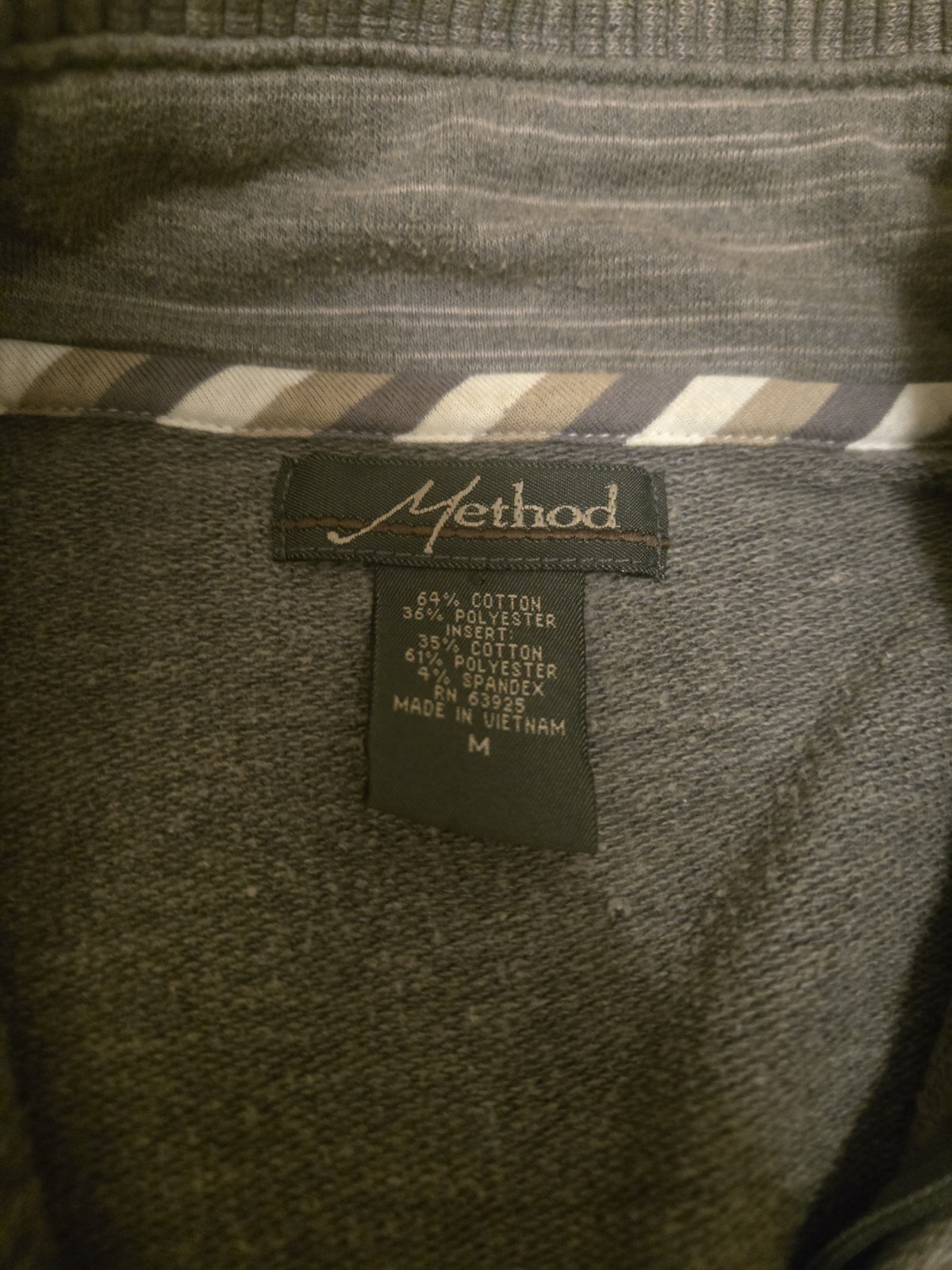 Method Men's Medium Quarter-Zip Pullover Sweater … - image 2