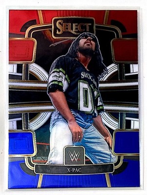 X-Pac 2024 Panini Select WWE CONCOURSE RED BLUE PRIZM Trading Card #37 FREE SHIP
