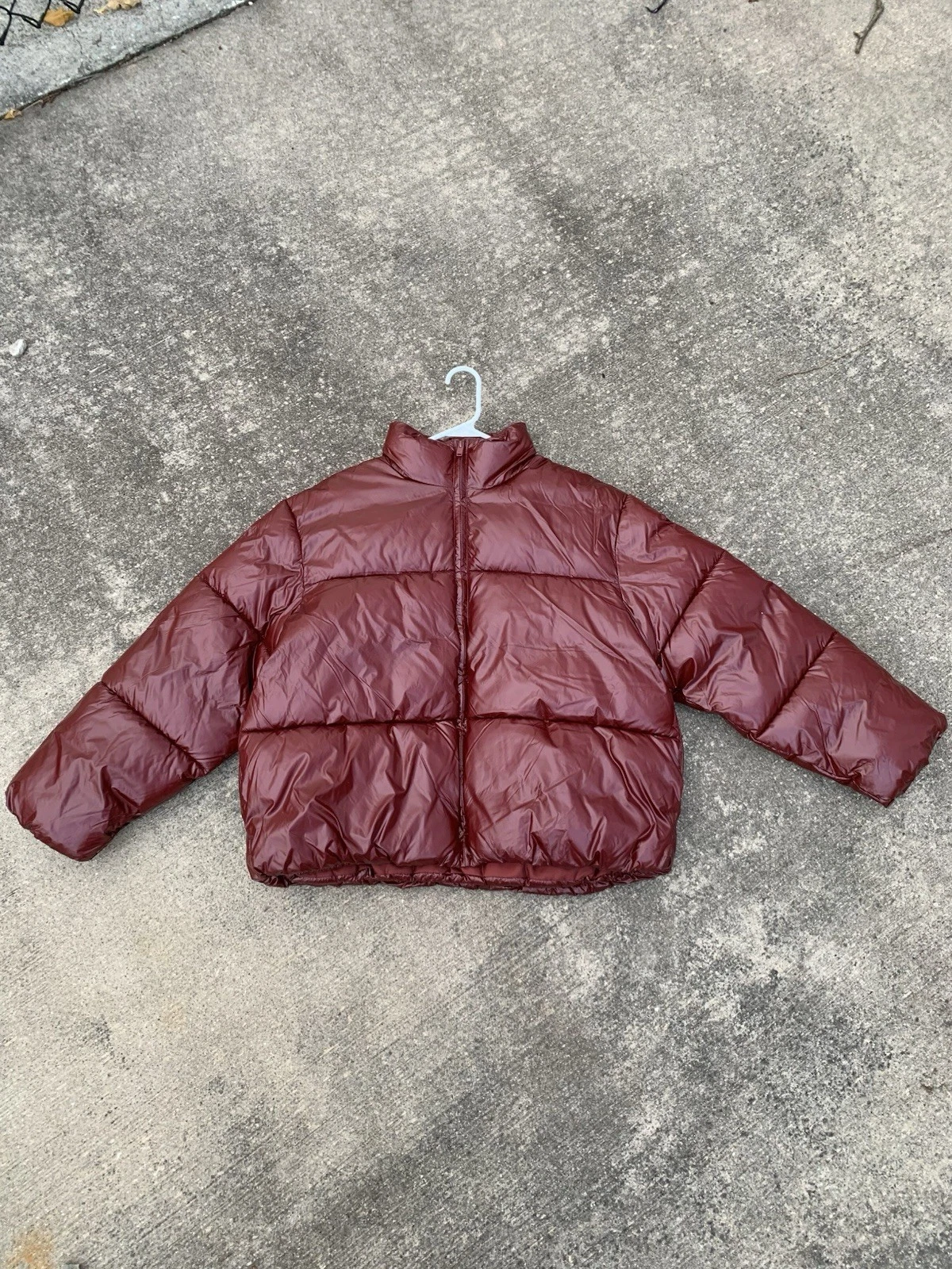 A New Day Men’s Red Water Resistant Puffer Coat Jacket Size XL