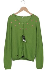 Blutsgeschwister Strickjacke Damen Cardigan Jacke Gr. M Baumwolle Grün #ghupd9c