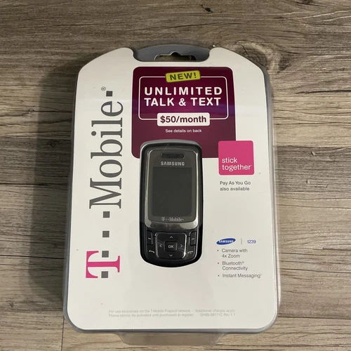 Samsung SGH-T239  T-Mobile  Cellular Slider Phone NEW SEALED Box