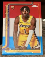 2025-26 Topps Chrome - Adou Thiero #286 Red White & Blue Refractor (RC)