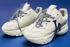 LOS ANGELES DODGERS WHITE SNEAKERS WOMENS 6.5 OR 37 OFFICIAL MLB MERCH (NEW)