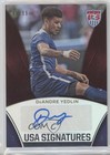 2015 Panini USA Soccer National Team Signatures 49/99 DeAndre Yedlin Auto aj5