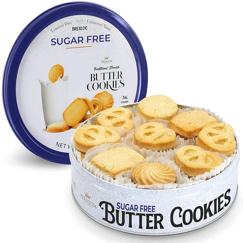 Sugar Free Butter Cookies 36 Count Traditional 19.1 cm x 5.5 x 19.3 - product listing photo