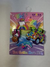 Lisa Frank Crocs Jibbitz Shoe Charms 5-Pack Limited Edition New