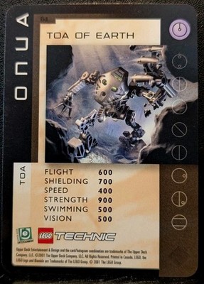 2001 Lego Group Bionicle 1st Edt Quest For The Masks Toa Onua-Of Earth #81 (jc)