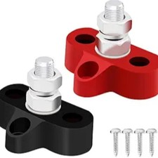 200A 12V Bus Bar Marine 5/16" M8 Single Stud Power Distribution Single Stud