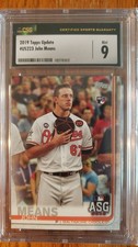 JOHN MEANS 2019 Topps Update - #US223 ROOKIE CARD!!!!