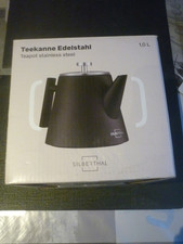 Teekanne Teebereiter SILBERTHAL Siebeinsatz Teesieb Edelstahl 1l Teefilter 