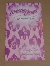 Harmonica Rascals 1947 London Casino Theatre Programme (Jack Train/Rolly Rolls)