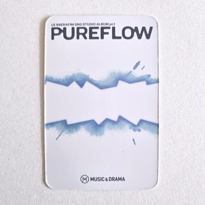 LE SSERAFIM 2nd Studio Album PUREFLOW pt.1 POB Photocard Aladin