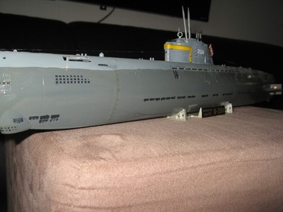 XXI Typ U.-Boot U-3504 1945 in Wilhelmshafen. (1:144)