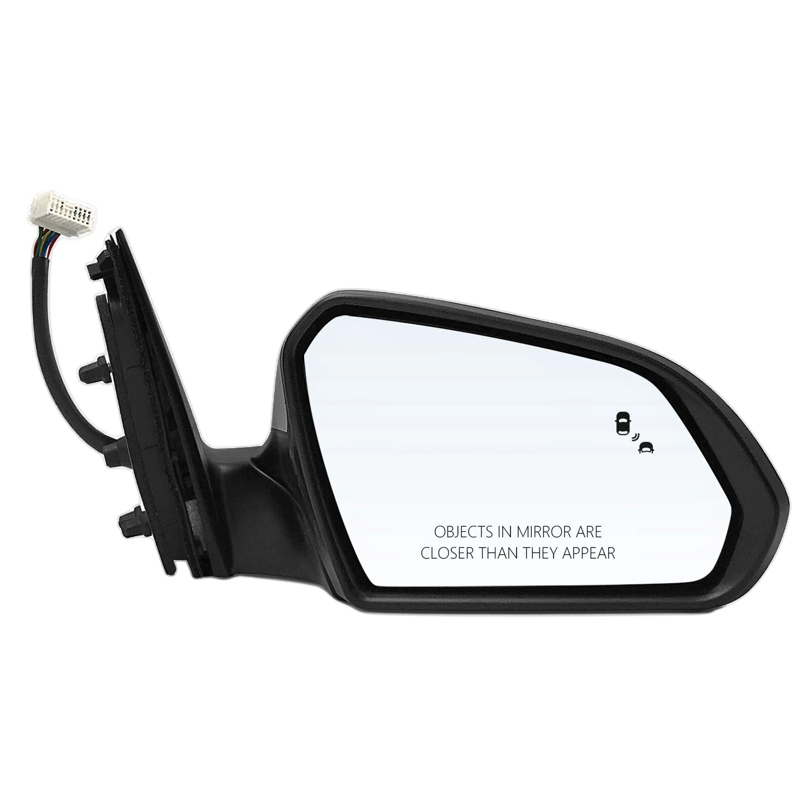 Passenger Power Mirror Manual Fold Heated w/ Signal for Hyundai Sonata 2015-2017