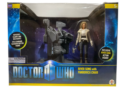 Doctor Who 2011 SDCC Exclusive River Song Action Figure with Pandorica Chair NEW