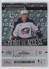 2023 Upper Deck Credentials Debut Ticket Access /999 Tier 1 Billy Sweezey 1os2