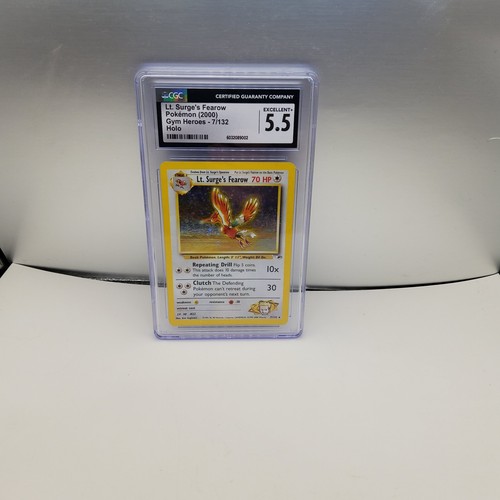 Lt. Surge's Fearow (Unlimited) graded CGC 5.5 for sale on eBay