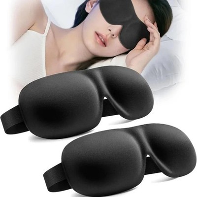 3D Sleep Mask Memory Foam Eye Mask Light Blocking Travel Sleeping Blindfold