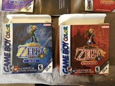 The Legend of Zelda: Oracle of Ages & Seasons Game Boy Color Set