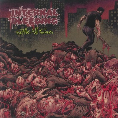 INTERNAL BLEEDING - Settle All Scores - limited blood red vinyl LP + poster