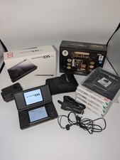 Nintendo DS Lite Black Console with Professor Layton – Portable Gaming System