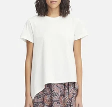 [Set of 2] JW Anderson x Uniqlo White & Black Asymmetric T-Shirts Set Size S