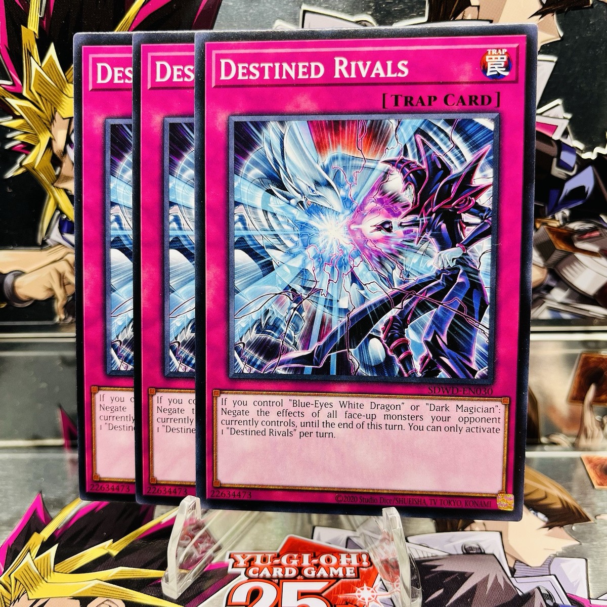 destined rivals yugioh card 3x Yugioh Playset Destined Rivals SDWD-EN030 Common 1st Ed Near Mint