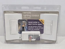 Old Stock Lutron MRF-603THW-WH Remote Lighting Control Dimming Kit