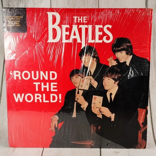 The Beatles Lp Round The World 1986 V. G Cicadelic Record