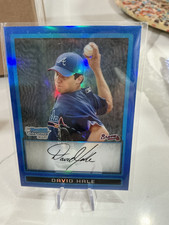 Topps 2009 Bowman Draft Prospects Chrome David Hale #BDPP46 Blue /99 Auto RC