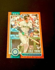 2026 Topps Series 1 - Cole Young Orange Holo Foil Rookie Card /25 RC Mariners