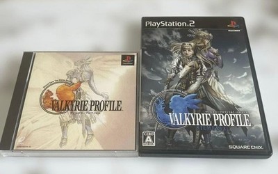 Lot 2 Valkyrie Profile 1 & 2 Silmeria Set PS1 PS2 Playstation 2 Japan ver get...