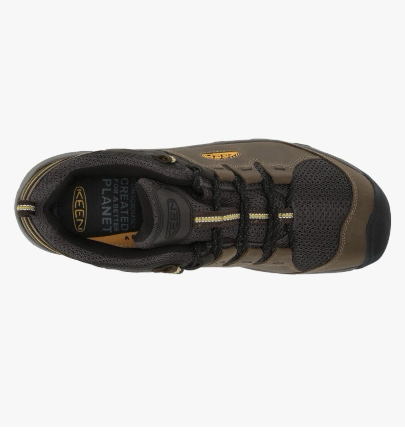 Scarpe da trekking Keen uomo taglia 8 5 Steens Vent bassa altezza marrone nero traspiranti