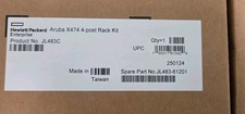 JL483C HPE Aruba X474 4Post Rack Mounting Kit- New/Open Box