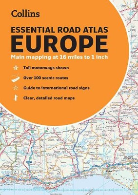 Collins Essential Road Atlas Europe (Paperback) (UK IMPORT)