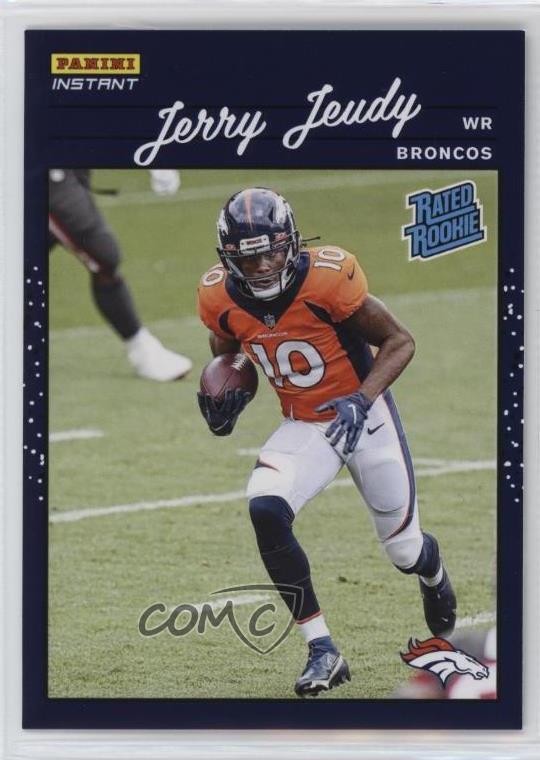 2020 Panini Instant NFL 1990 Rated Rookie /2044 Jerry Jeudy #RR6 0z6