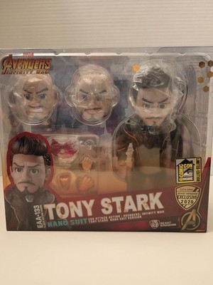 Beast Kingdom New EAA 113 Tony Stark Nano Suit SDCC 2020 LE 1573/2000 Egg Attack