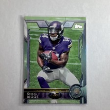 2015 Topps Stefon Diggs #452 Rookie Base Minnesota Vikings Football Card