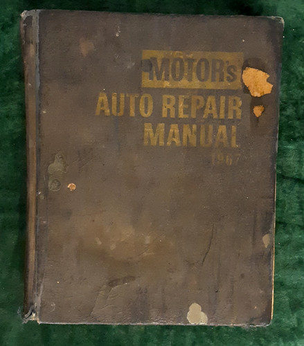 Motor Auto Repair Manual - 1967 Edition - Hardcover - G