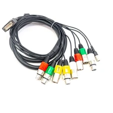 Lynx Studio Technology CBL-AES1604 Breakout Cable D-Sub to XLR + Word Clock 5ft