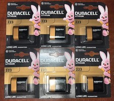 Box of 6 Duracell 223 6V Lithium Ultra Photo Battery CR223 CR-P2 EL223AP E:03/33