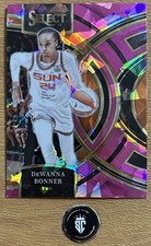 DeWanna Bonner 2024 Panini Select WNBA Premier Level Pink Ice Prizm #129 Sun