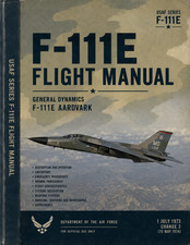 Flight Manual F-111E F-111 AF Aardvark 1973 M...