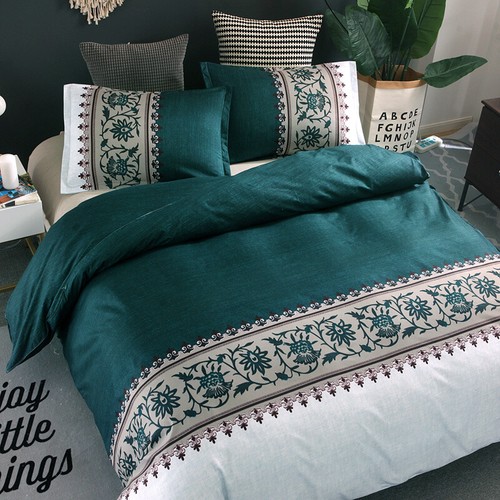 Bohemia Quilt Duvet Doona Cover Set Single Double Queen Super King Bed Christmas - Picture 90 of 206