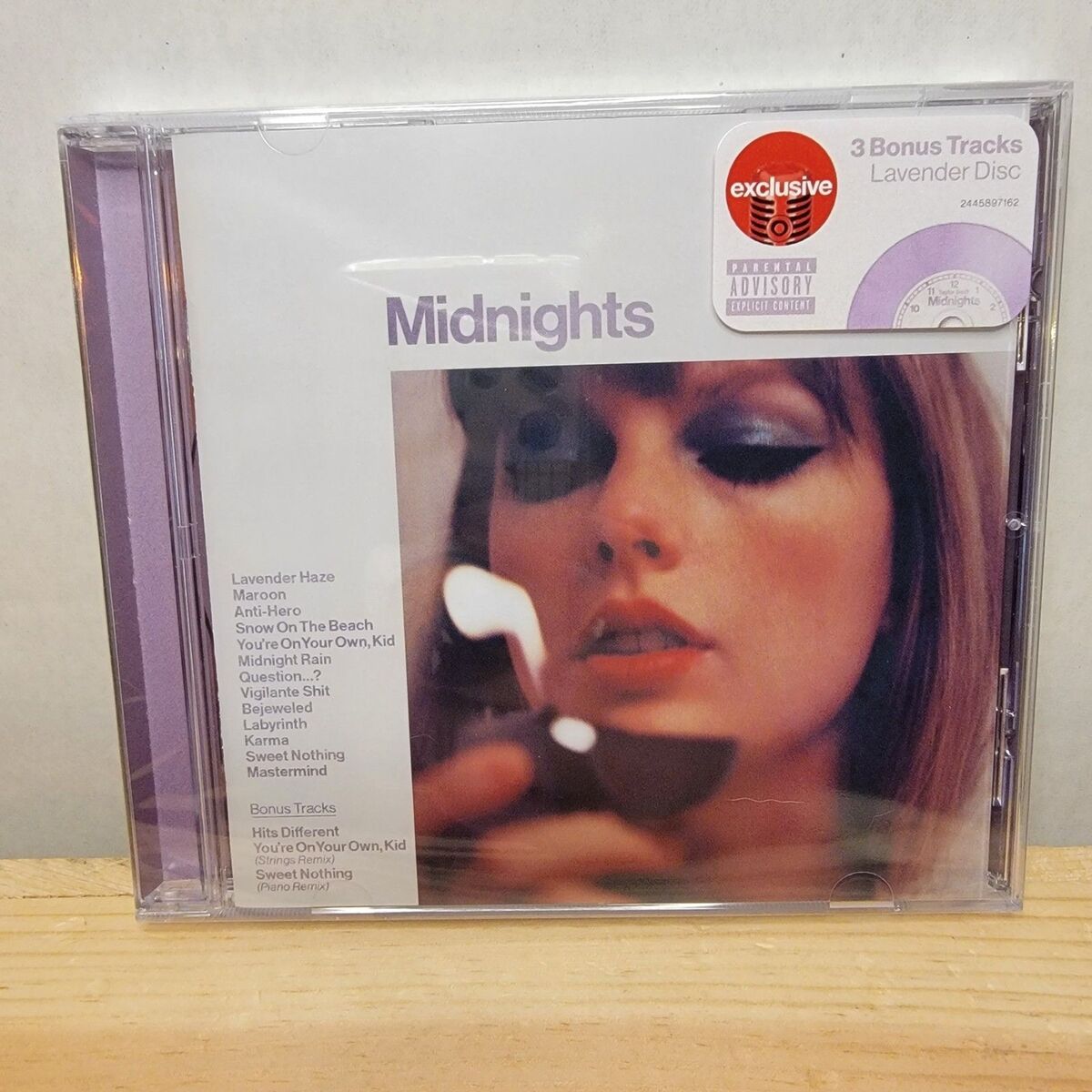CD Taylor Swift Midnights (Target Exclusive) 3 Bonus Tracks